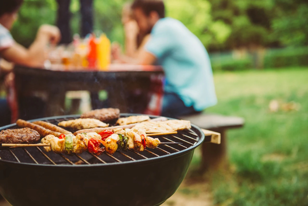 Mat till grillningen under sommaren